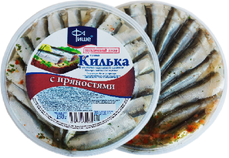 Килька тушка эксклюзивный посол, 150 г