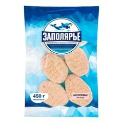 Котлеты Заполярье лососевые, 450 г